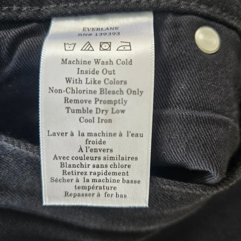 Everlane The Slim 4 Way Stretch Organic Jean Size 32x28 NWT
